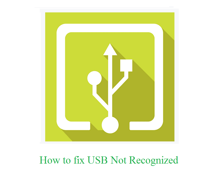 Memperbaiki USB Not Recognized Di Windows