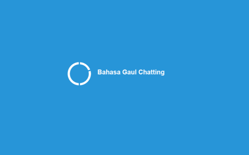 Bahasa Gaul Chatting