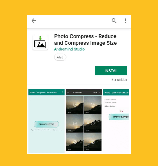 Photo Compress App Android