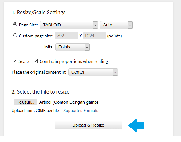 3 Cara Memperbesar Ukuran Pdf Resize Dengan Mudah Leskompi