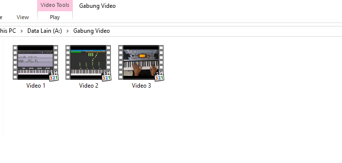 Folder video movie maker