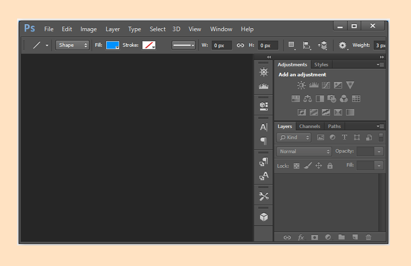 Tampilan Photoshop Untuk Resize Perbesar File JPG