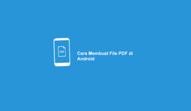 Cara Membuat PDF di HP