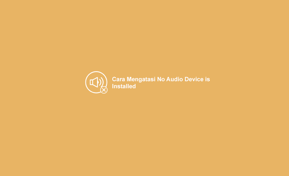 no audio output device installed hp laptop