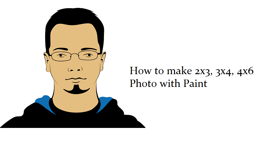 Cara Membuat Foto 2x3, 3x4, 4x6 Dengan Paint (Tanpa Ribet 