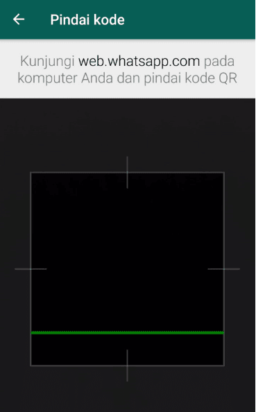 whatsapp web scan barcode