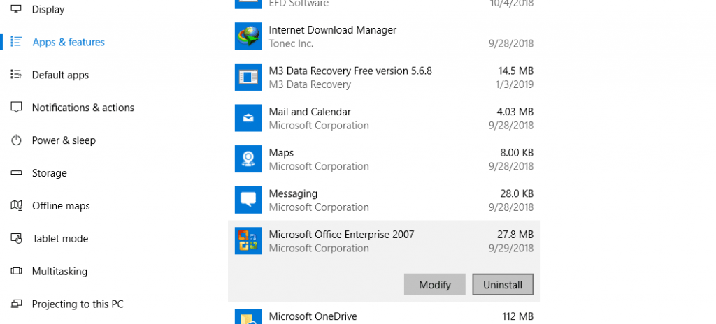 Reinstall Aplikasi Windows