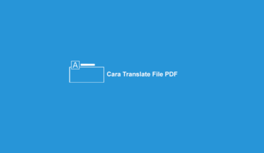 Cara Translate File PDF