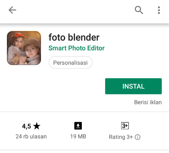 FotoBlender - Aplikasi Gabung Foto Tanpa Garis