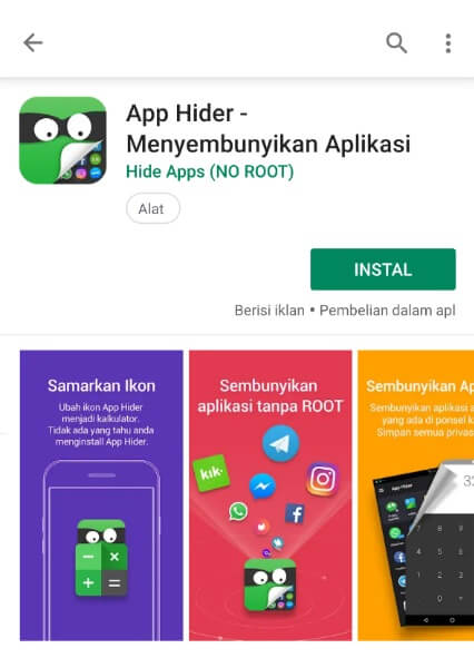 Aplikasi App Hider