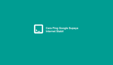 Cara Ping Google