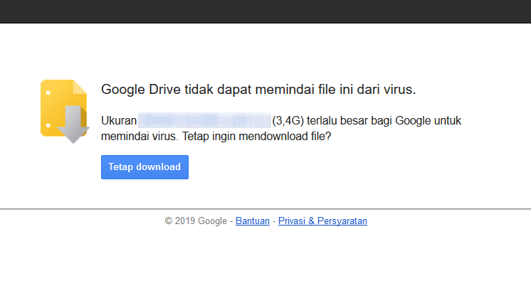 Google Drive Halaman Reguler