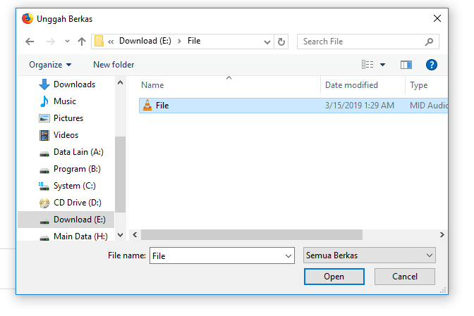 Cari File