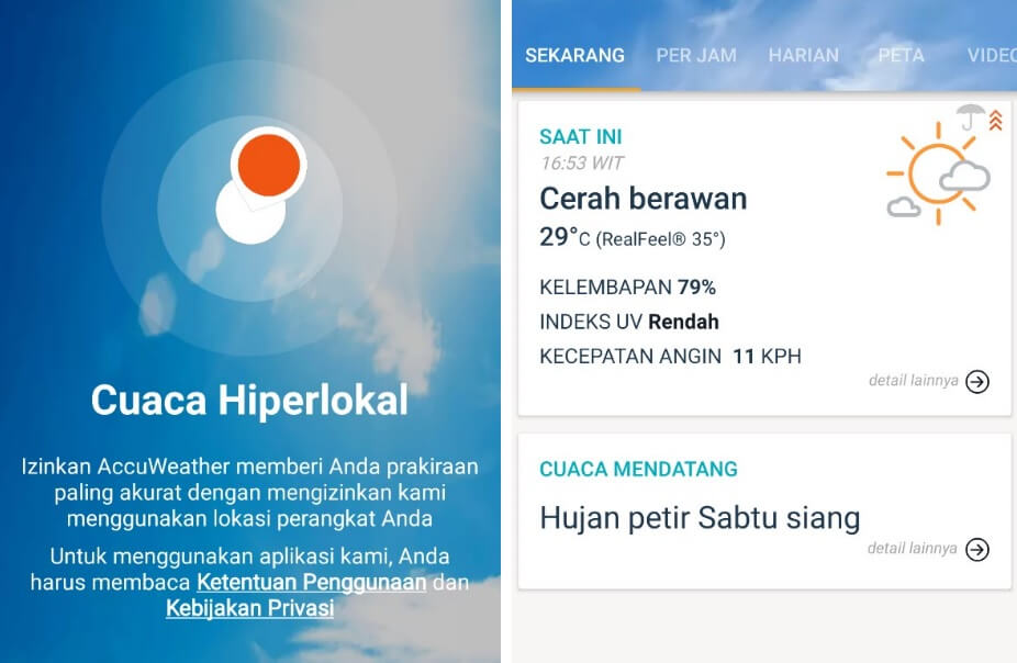 Aplikasi Cek Suhu Udara