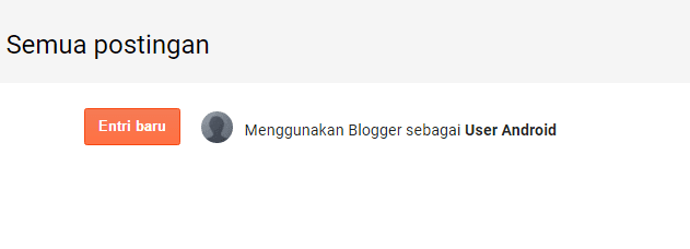 Entri Baru Blogger