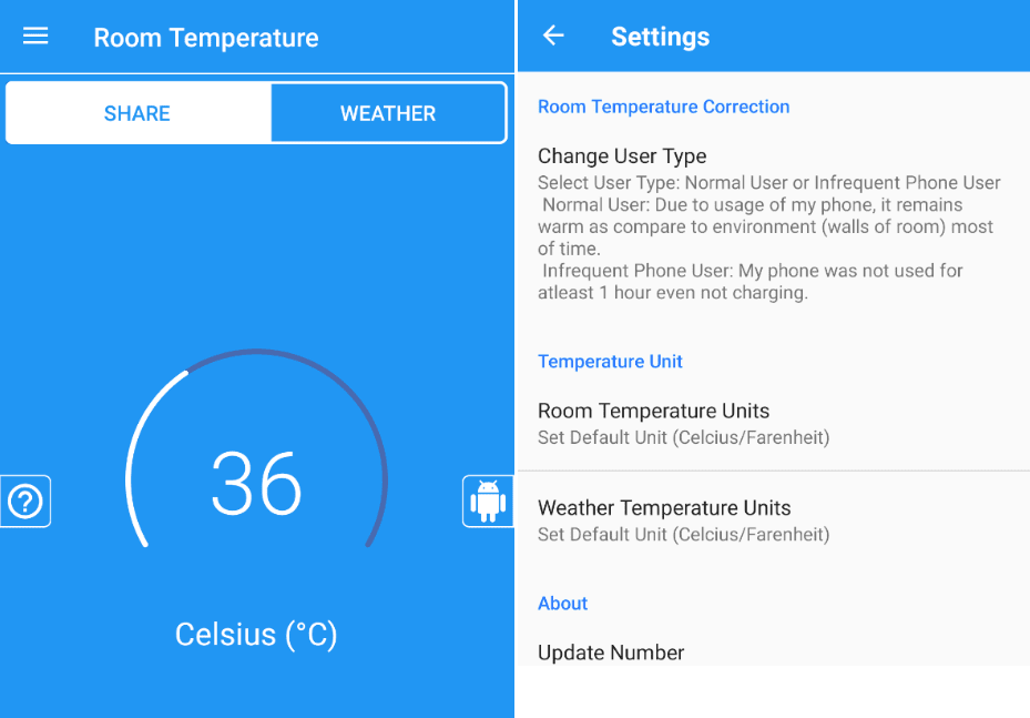 Room Temperature Android