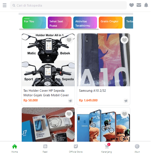 Situs Tokopedia
