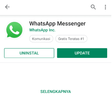 Penyebab Status  Layanan Whatsapp Tidak Tersedia status  