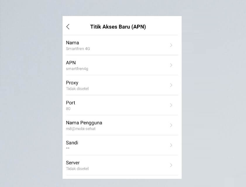 APN Smartfren Cepat Khusus