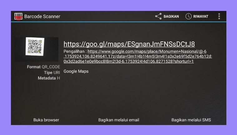 Scan Barcode Maps