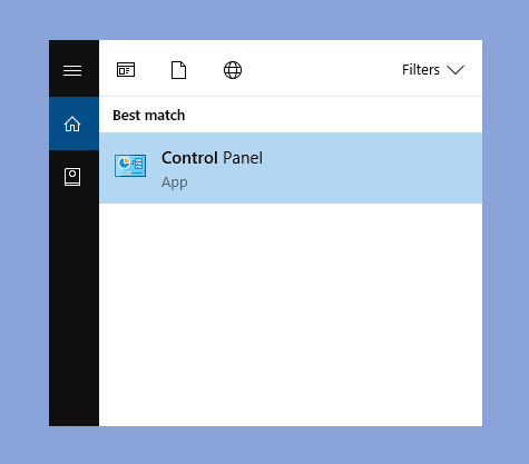 Control Panel Laptop