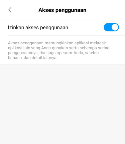 Beri izin akses penggunaan aplikasi kunci galeri