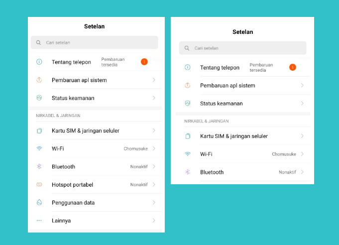 Contoh Gambar Screenshots Panjang Xiaomi