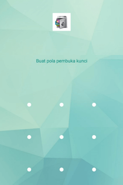 Buat pola baru app lock