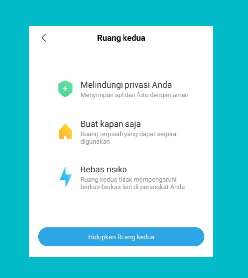 Second Space Xiaomi