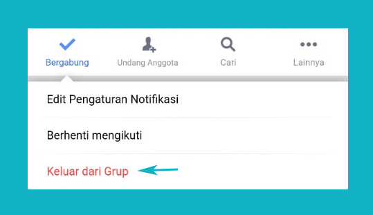 Keluar Grup Facebook Aplikasi Browser Android