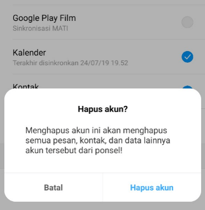 Hapus Akun Playstore Dan Ganti Yang Baru