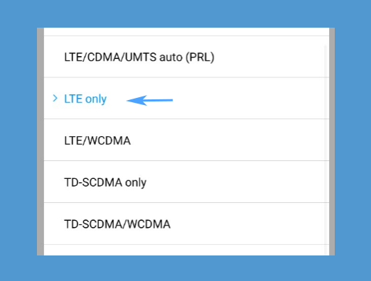 Pengaturan LTE Only Xiaomi