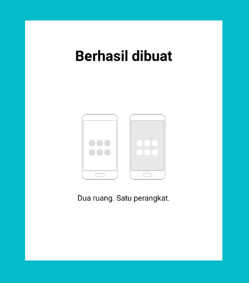 Contoh Pengaturan Ruang Xiaomi Berhasil Dibuat
