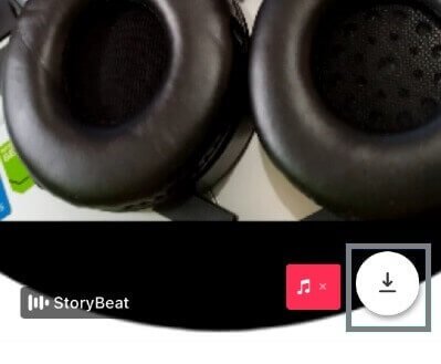 Simpan Hasil Lagu Foto Storybeat