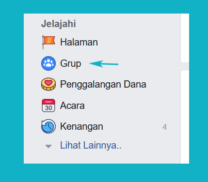 Menu Grup Browser PC