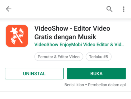 Aplikasi VideoShow Android