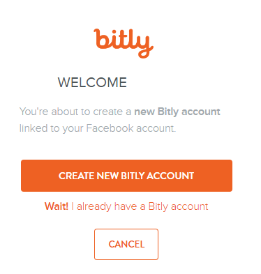 Membuat Bitly Akun