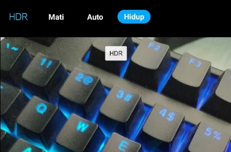 Contoh HDR Aktif Kamera Android