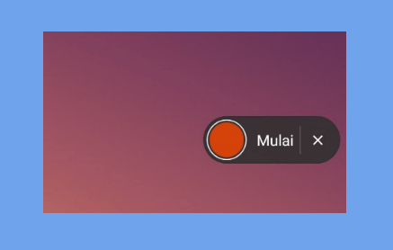 Tombol Mulai Rekam HP Android Xiaomi