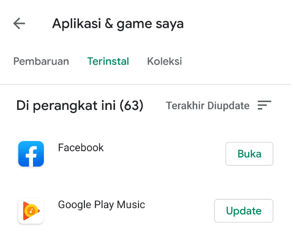 Aplikasi Terinstall Perbaiki Tombol Home