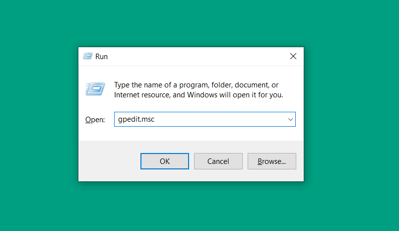 Gpedit di Windows 10
