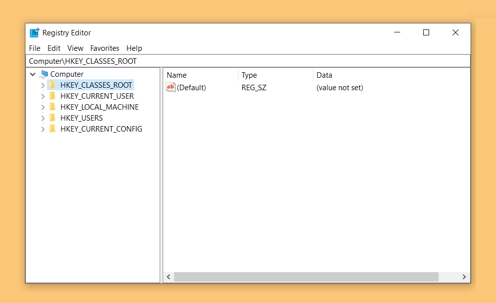 windows cmd registry repair