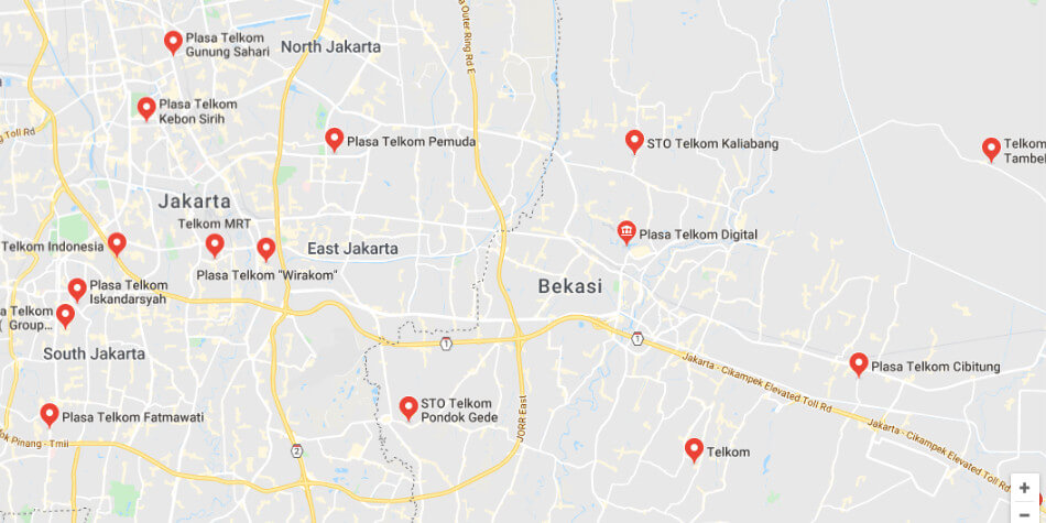 Cari Lokasi Plasa IndiHome di Google