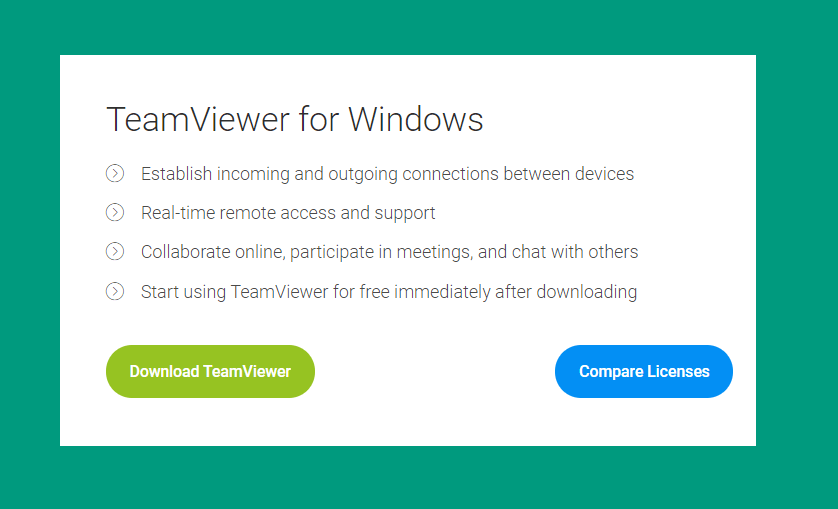 teamviewer download free for windows 10