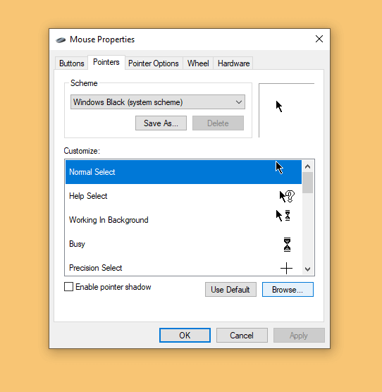 Cara Mengubah Tampilan Cursor Windows 10 Browse Cursor Baru - Cara Mengubah Tampilan Cursor Windows 10