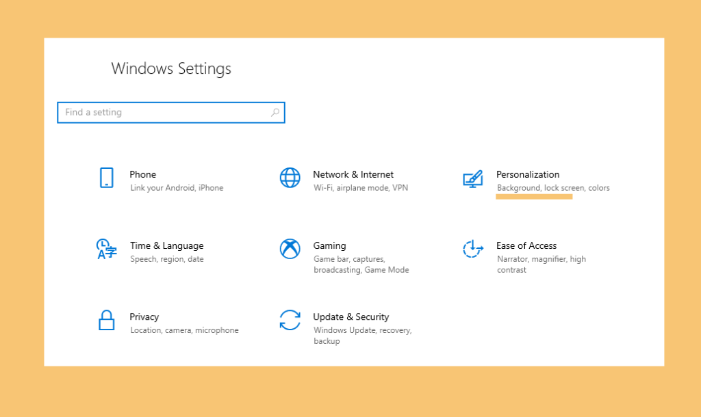Cara Mengubah Tampilan Cursor Windows 10 Menu Personalizations 1024x610 - Cara Mengubah Tampilan Cursor Windows 10