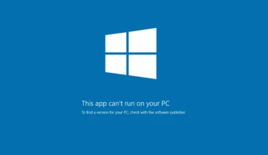 Solusi Mengatasi App Can't Run on Your PC