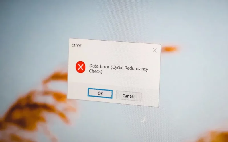 Mengatasi Data Error Cyclic Redudancy Check