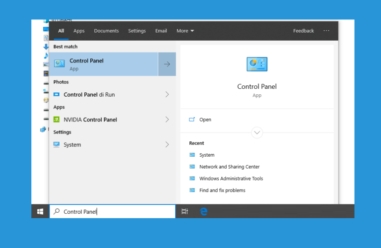 √ Cara Membuka Control Panel di Windows 10 Dengan Mudah