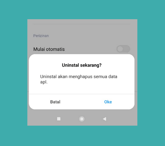 Copot Pemasangan Aplikasi Xiaomi